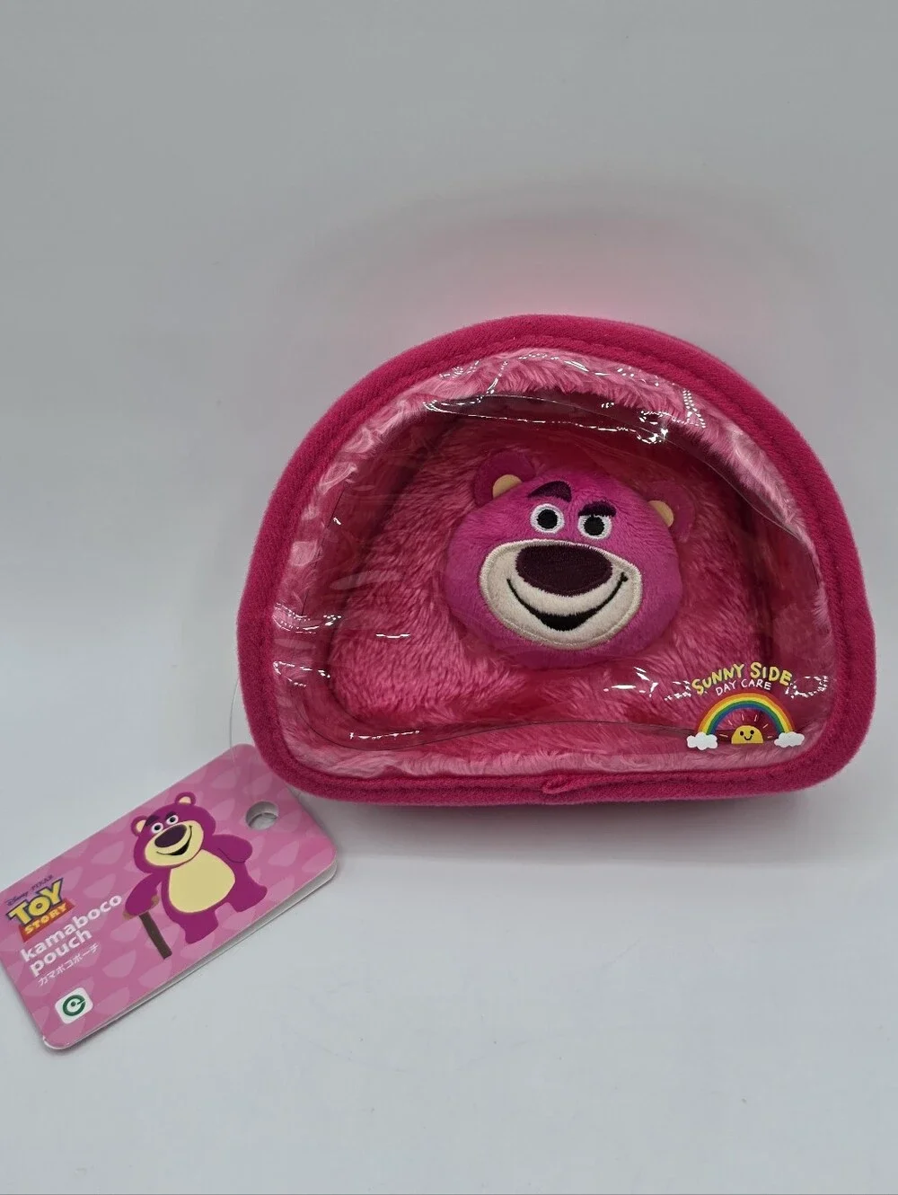 Pixar Toy Story Lotso Bear Plush Accessories Makeup Pouch Pink